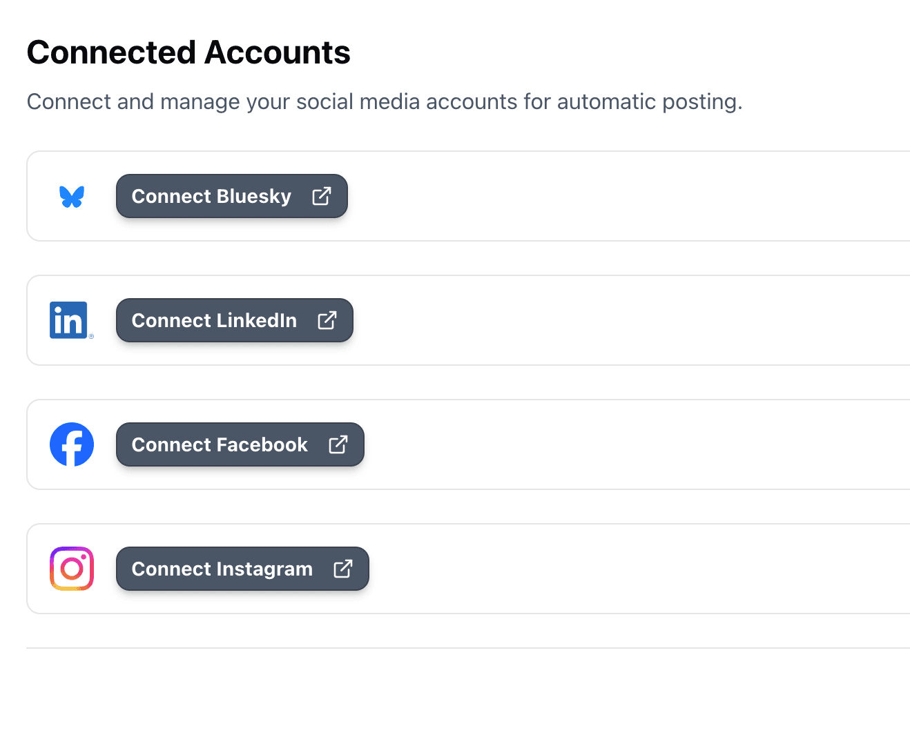 Social Media Integrations